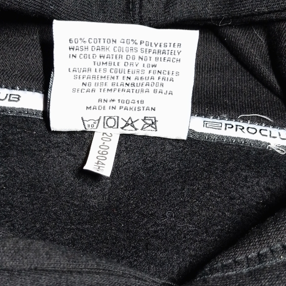 Black Hoodie with Graphic Design - Picture 5 of 7